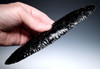 MUSEUM-CLASS PRE-COLUMBIAN AZTEC OBSIDIAN HUMAN SACRIFICE FLAYING BLADE FOR XIPE TOTEC RITUALS  *PC664
