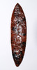 LARGE RED MAHOGANY OBSIDIAN INVESTMENT-CLASS MAYAN PRE-COLUMBIAN BIFACIAL KNIFE DAGGER BLADE FOR HEART-REMOVAL SACRIFICE  *PC669