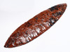 LARGE RED MAHOGANY OBSIDIAN INVESTMENT-CLASS MAYAN PRE-COLUMBIAN BIFACIAL KNIFE DAGGER BLADE FOR HEART-REMOVAL SACRIFICE  *PC669