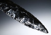 GIANT 10.7 INCH BIFACIAL OBSIDIAN INVESTMENT-CLASS MAYAN PRE-COLUMBIAN KNIFE DAGGER BLADE FOR HEART-REMOVAL SACRIFICE  *PC668