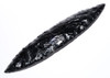 GIANT 10.7 INCH BIFACIAL OBSIDIAN INVESTMENT-CLASS MAYAN PRE-COLUMBIAN KNIFE DAGGER BLADE FOR HEART-REMOVAL SACRIFICE  *PC668
