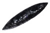 GIANT 10.7 INCH BIFACIAL OBSIDIAN INVESTMENT-CLASS MAYAN PRE-COLUMBIAN KNIFE DAGGER BLADE FOR HEART-REMOVAL SACRIFICE  *PC668