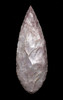 LARGE PLUM COLORED FINEST INVESTMENT GRADE CAPSIAN AFRICAN NEOLITHIC ARROWHEAD  *CAP489