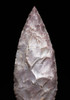 LARGE PLUM COLORED FINEST INVESTMENT GRADE CAPSIAN AFRICAN NEOLITHIC ARROWHEAD  *CAP489