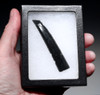 UNBROKEN AZTEC PRE-COLUMBIAN OBSIDIAN PRISMATIC BLADE FOR RITUAL BLOOD-LETTING SACRIFICE  *PC682