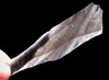 LARGE TRANSLUCENT UNBROKEN AZTEC PRE-COLUMBIAN OBSIDIAN PRISMATIC BLADE WITH RE-SHARPENING FOR RITUAL BLOOD-LETTING SACRIFICE  *PC685
