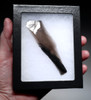 LARGE TRANSLUCENT UNBROKEN AZTEC PRE-COLUMBIAN OBSIDIAN PRISMATIC BLADE WITH RE-SHARPENING FOR RITUAL BLOOD-LETTING SACRIFICE  *PC685