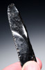 UNBROKEN AZTEC PRE-COLUMBIAN OBSIDIAN PRISMATIC BLADE WITH USE WEAR FOR RITUAL BLOOD-LETTING SACRIFICE  *PC677