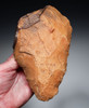  INVESTMENT-CLASS BI-COLORED ACHEULEAN HAND AXE MADE BY HOMO ERGASTER OF STONE AGE AFRICA  *ACH492