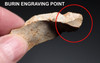 NEANDERTHAL MOUSTERIAN BURIN GRAVER FLINT FLAKE TOOL FROM THE FRENCH ALPS OF LA FAURIE FRANCE  *M558