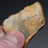 PREMIUM NEANDERTHAL MOUSTERIAN NATURALLY BACKED KNIFE FLINT FLAKE TOOL FROM THE FRENCH ALPS OF LA FAURIE FRANCE  *M549