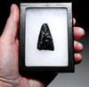 NAZCA HEADHUNTER PRE-COLUMBIAN OBSIDIAN ATLATL ARROWHEAD DART FROM THE MAKERS OF THE MYSTERIOUS NAZCA LINES  *PC688