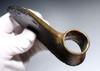 LARGE FUNCTIONAL ANCIENT LURISTAN BRONZE FIGHTING WAR AXE OF THE NEAR EAST  *LUR477
