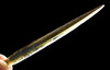 VERY RARE AZTEC PRE-COLUMBIAN GREEN CRYSTAL OBSIDIAN BLOOD-LETTING SACRIFICE NEEDLE PIERCER BLADE  *PC705