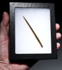 FINEST RARE AZTEC PRE-COLUMBIAN GREEN CRYSTAL OBSIDIAN BLOOD-LETTING SACRIFICE NEEDLE PIERCER BLADE  *PC707