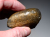 MUSEUM-CLASS TENERE DESERT AFRICA HOMO ERGASTER MODE 1 OLDOWAN PEBBLE CHOPPER AXE WITH INTACT POINTED TIP - OLDEST HUMAN TOOL  *PB229