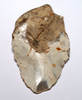 SPECTACULAR IVORY WHITE PREHISTORIC FLINT HOMO HEIDELBERGENSIS ACHEULEAN HAND AXE FROM LOWER PALEOLITHIC BELGIUM  *ACH500
