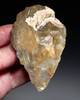 SUPREME POINTED HOMO ERECTUS PREHISTORIC ACHEULEAN FLINT BIFACE HAND AXE FROM FRANCE  *ACH498