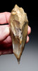 SUPREME POINTED HOMO ERECTUS PREHISTORIC ACHEULEAN FLINT BIFACE HAND AXE FROM FRANCE  *ACH498