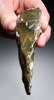 EXCEPTIONAL OLIVE BROWN FLINT HOMO ERECTUS PREHISTORIC ACHEULEAN BIFACE HAND AXE FROM FRANCE  *ACH499