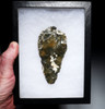 EXCEPTIONAL OLIVE BROWN FLINT HOMO ERECTUS PREHISTORIC ACHEULEAN BIFACE HAND AXE FROM FRANCE  *ACH499
