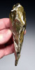 EXCEPTIONAL OLIVE BROWN FLINT HOMO ERECTUS PREHISTORIC ACHEULEAN BIFACE HAND AXE FROM FRANCE  *ACH499