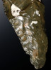 EXCEPTIONAL OLIVE BROWN FLINT HOMO ERECTUS PREHISTORIC ACHEULEAN BIFACE HAND AXE FROM FRANCE  *ACH499