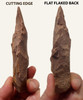 M289 - NORTH AFRICAN NEANDERTHAL MOUSTERIAN BACKED KNIFE WITH SUPERIOR EDGE KNAPPING