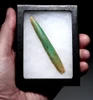 RARE GREEN STAINED ANCIENT SARMATIAN BONE ARROWHEAD FROM AN EASTERN SCYTHIAN NOMAD HORSEBACK WARRIOR  *LUR483