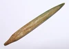 BEST OF THE COLLECTION RARE GREEN STAINED ANCIENT SARMATIAN BONE ARROWHEAD FROM AN EASTERN SCYTHIAN NOMAD HORSEBACK WARRIOR  *LUR482