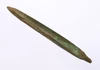 RARE GREEN STAINED ANCIENT SARMATIAN BONE ARROWHEAD FROM AN EASTERN SCYTHIAN NOMAD HORSEBACK WARRIOR  *LUR484