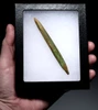 RARE GREEN STAINED ANCIENT SARMATIAN BONE ARROWHEAD FROM AN EASTERN SCYTHIAN NOMAD HORSEBACK WARRIOR  *LUR484