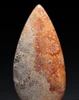 LARGE MULTI-COLORED INDONESIAN FOSSIL AGATIZED CORAL CABOCHON GEMSTONE  *G73