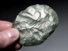 REMARKABLY THIN TENERIAN AFRICAN NEOLITHIC GREEN JASPER OVATE DISCOIDAL SCRAPER FROM THE PEOPLE OF THE GREEN SAHARA  *CAP495