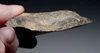 CRO MAGNON AURIGNACIAN UPPER PALEOLITHIC LARGE FLINT KNIFE BLADE FLAKE TOOL WITH BUTCHERED MEGAFAUNA FOSSIL BONE FROM FAMOUS LA GANE SITE IN FRANCE  *UP086