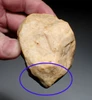 RARE TAUTAVEL MAN QUARTZ LOWER PALEOLITHIC MODE I PEBBLE TOOL - THE EARLIEST HUMANS IN FRANCE  *PB225