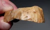 SUPERB CRO MAGNON AURIGNACIAN UPPER PALEOLITHIC FLINT RABOT PLANER FLAKE TOOL WITH BUTCHERED MEGAFAUNA FOSSIL BONE FROM FAMOUS LA GANE SITE IN FRANCE  *UP094