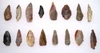 SIXTEEN CHOICE QUALITY CAPSIAN AFRICAN NEOLITHIC STONE ARROWHEADS AND FLAKE TOOLS  *CAP509