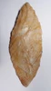 LARGE AFRICAN CAPSIAN NEOLITHIC LEAF BLADE KNIFE MADE FROM PETRIFIED WOOD  *CAP455