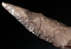 CHOICE LARGE BROWN FLINT AFRICAN CAPSIAN NEOLITHIC BIFACIAL FLAKED STONE BLADE KNIFE  *CAP503