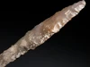 MAYAN PRE-COLUMBIAN BIFACIAL FLAKED CHERT STONE STEMMED SPEARHEAD WITH COMBAT USE WEAR  *PC723
