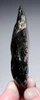 RARE MAYAN PRE-COLUMBIAN LARGE ABSTRACT OBSIDIAN HUMAN SACRIFICE FORM RITUAL ECCENTRIC EFFIGY FIGURE  *PC718