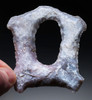 FINEST MAYAN ECCENTRIC FLAKED STONE PRE-COLUMBIAN HOLLOW RING FLAYED SKIN EFFIGY  *PC716