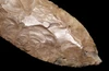 MAYAN PRE-COLUMBIAN PRESTIGE CLASS FLAKED CHERT BIFACIAL STABBING SPEARHEAD  *PC710