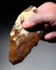 SUPREME RED FLINT ACHEULEAN HAND AXE MADE BY LOWER PALEOLITHIC HOMO ERECTUS FROM COMPIEGNE FRANCE  *ACH501