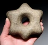 MASSIVE SKULL CRUSHER INCA EMPIRE PRE-COLUMBIAN STONE STAR WAR CLUB MACE HEAD  *PC708