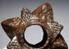 ULTRA RARE SILVER AND IRON DECORATED WAR MACE HEAD FROM A ROMAN BYZANTINE HEAVY CAVALRY  CATAPHRACT OFFICER  *R362