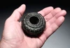 EXCEPTIONAL PRE-COLUMBIAN CARVED STONE RULING ELITE SCEPTER MACE HEAD OF THE CHAVIN CULTURE  *PC724
