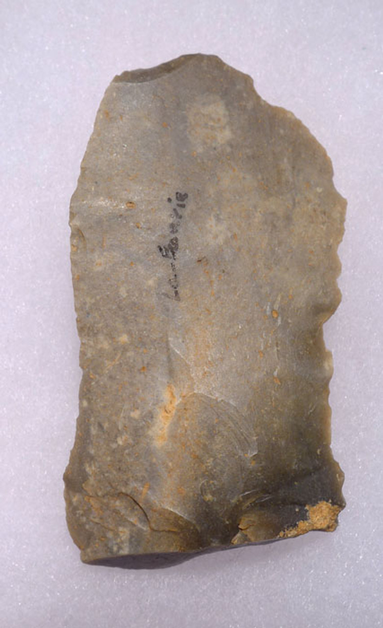 M310 - EXCELLENT MOUSTERIAN NEANDERTHAL FLINT BACKED KNIFE FROM FRANCE