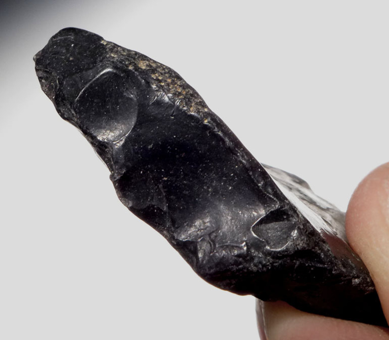 CL002 - RARE CLACTONIAN FLINT FLAKE SCRAPER TOOL FROM NORTH EUROPE MADE BY HOMO ERECTUS